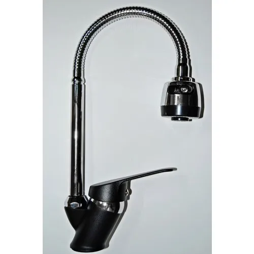 Armilla Fixture 2 Multifunctional Hot Cold Double Water Inlet Spiral Black Chrome Kitchen Kitchen Sink Tap Fountain Faucet