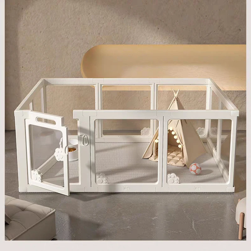 

New Pet Indoor Transparent Dog Fence Large Medium and Small Dog Fence Enclosure Indoor Dog Kennel