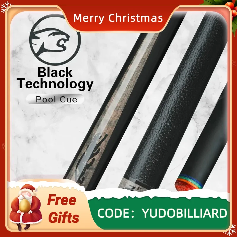 

PREOAIDR 3142 Billiard Pool Cue Stick 10.8/11.8/ 12.5mm Rainbow Tip Black Technology Shaft Uni-loc Joint Professional Cue Stick