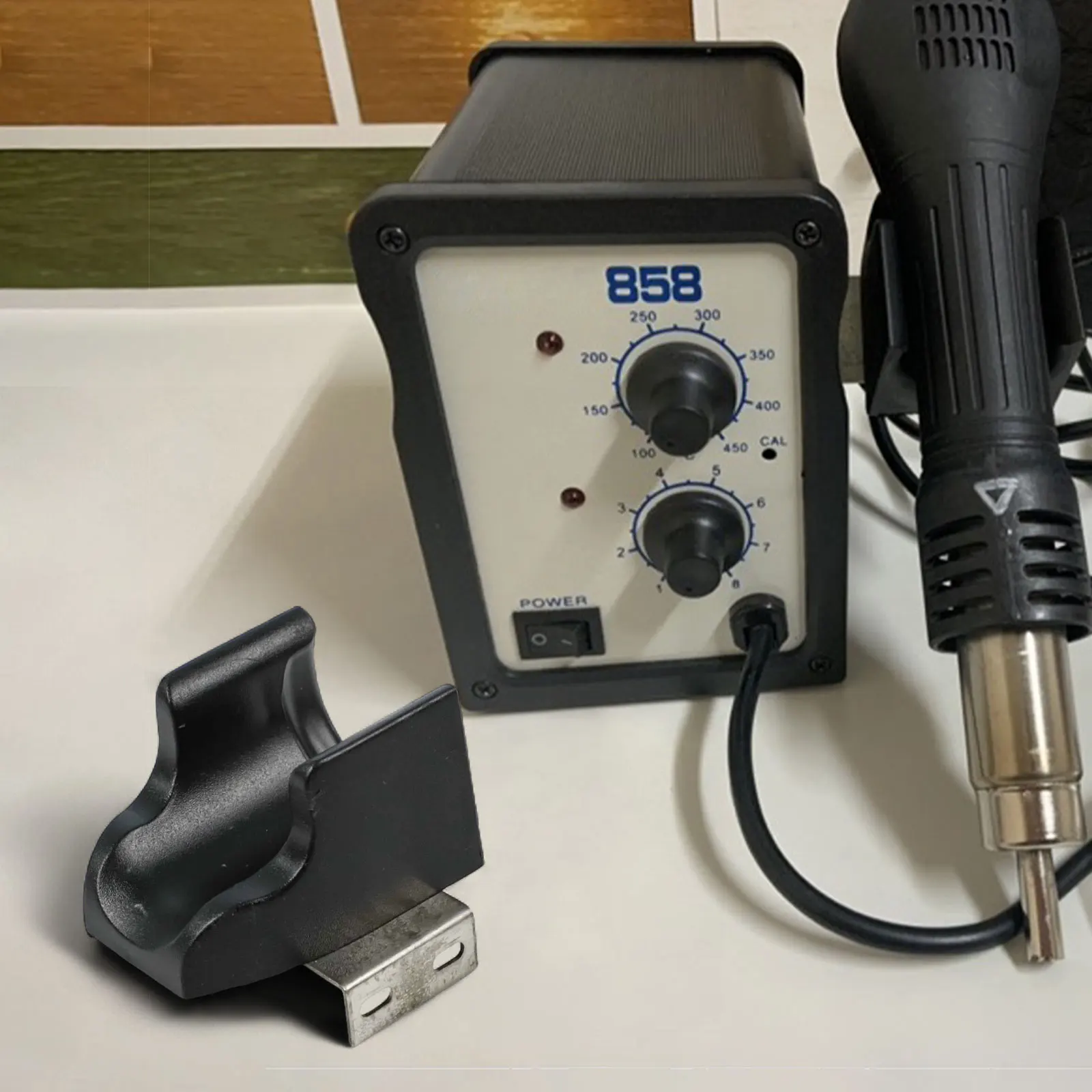 24V12V Welding Table Replace The Handle Non -slip Hot Air Handle For 858A 858D Solder Station Repair Power Tools Heat for guns