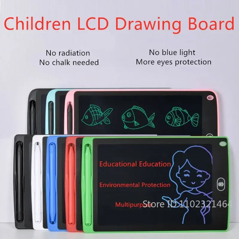 12/8.5/4.4 inch LCD Drawing Tablet For Children\'s Toys Painting Tools Electronics Writing Board Kids Educational Handwriting Pad