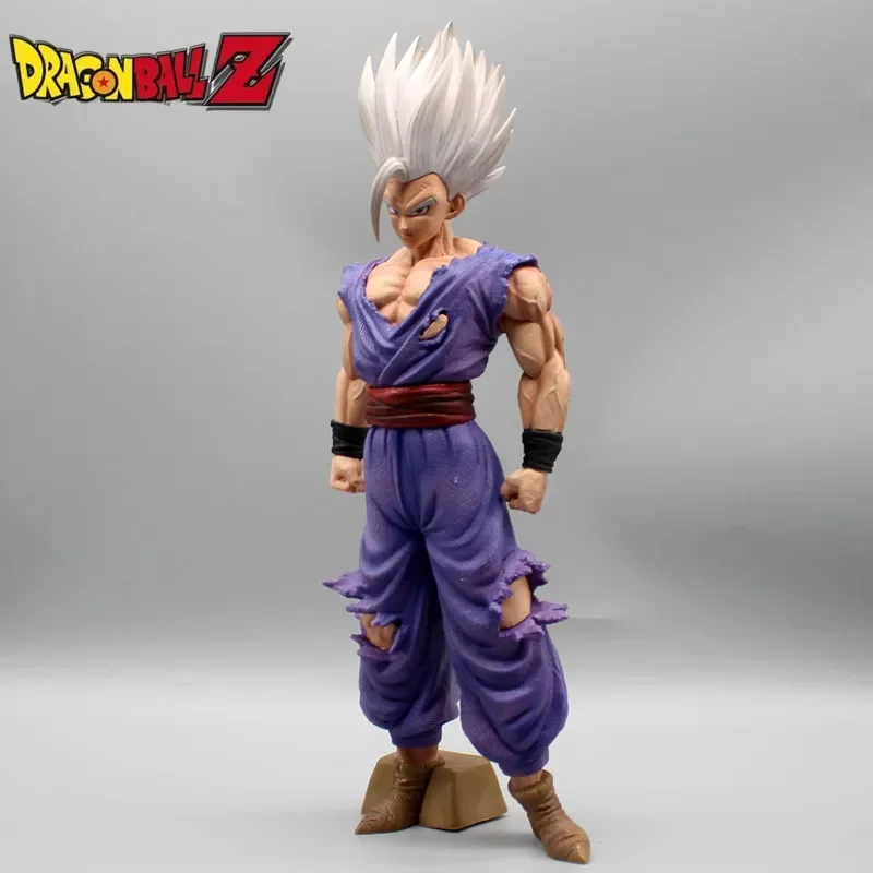 

33cm Anime Dragon Ball Z Super GK Great White God Beast Gohan Goku Saiyan Figure Model Statua Doll Toys Collection Gifts