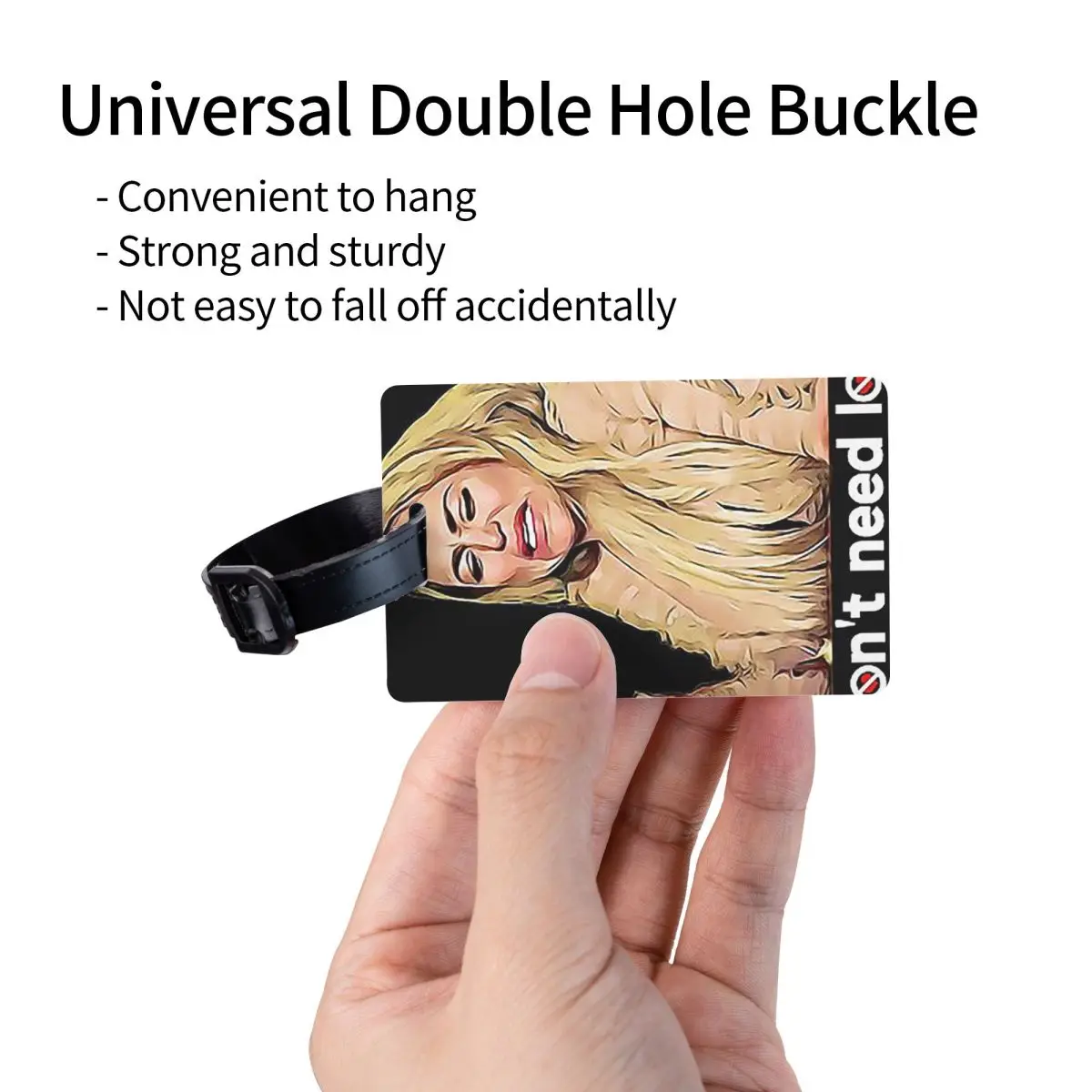 ربطة 90 يومًا - دارسي لا تحتاج إلى علامات الأمتعة الحب حقيبة سفر عصرية للأمتعة الصعود علامة التسمية حامل معرف اسم العنوان #3