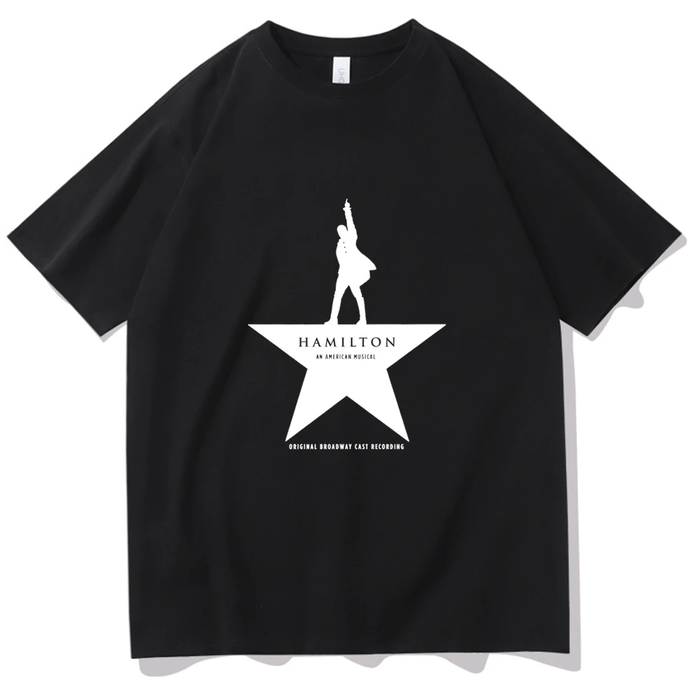 

Hamilton An American Musical 2024 Oversized O-neck T-shirt Music Fans Gift Women and Man Casual Summer Printing T-shirt Regular