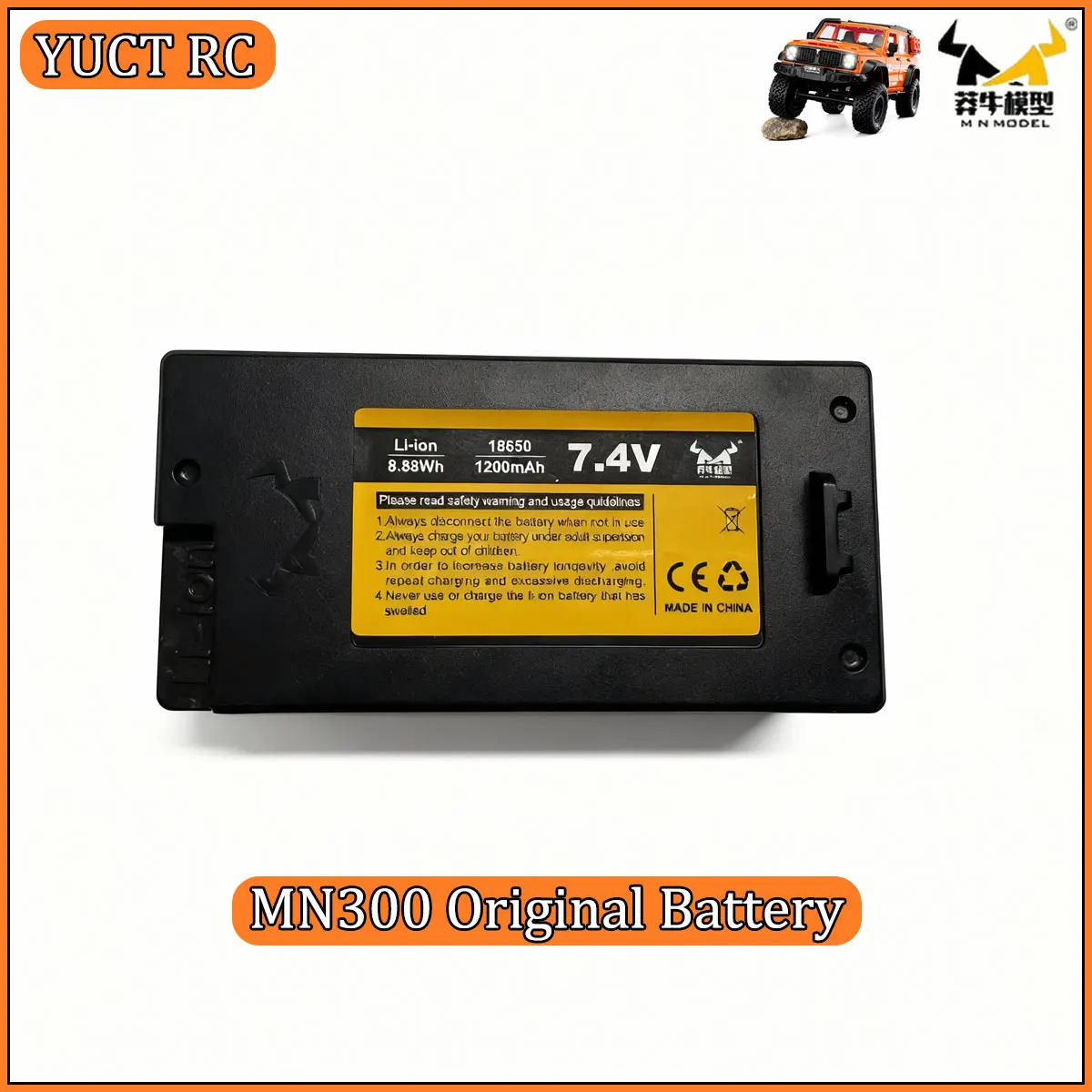 MN300 7.4V 1200mAh 2S Original RC Li-ion Battery High Capacity Rechargeable Upgrade Accessory for MN300 RC Vehicles