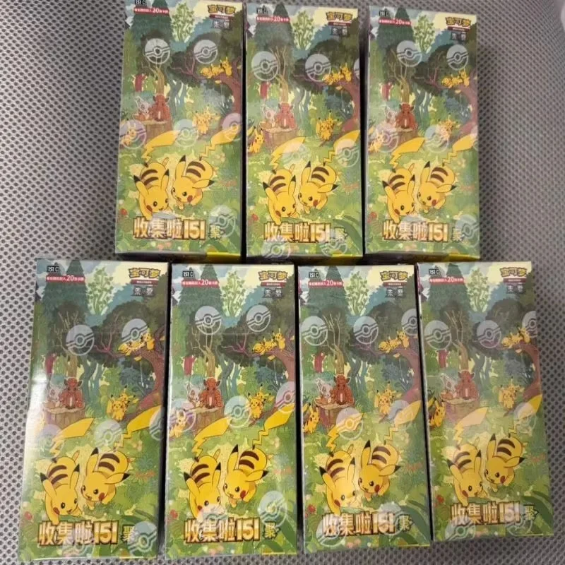 Pokemon Simplified Chinese Tcg Sv 151 Series Cards Ponyta Gengar Rare Holo Collectible Trading Card Game Adult Gift Toy Fans
