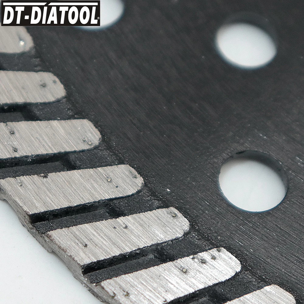 DT-DIATOOL قطع أقراص الجزء ارتفاع DT-DIATOOL 5 قطعة 6 "الماس الساخن ضغط ضيق توربو شفرة للخرسانة البناء الجرانيت