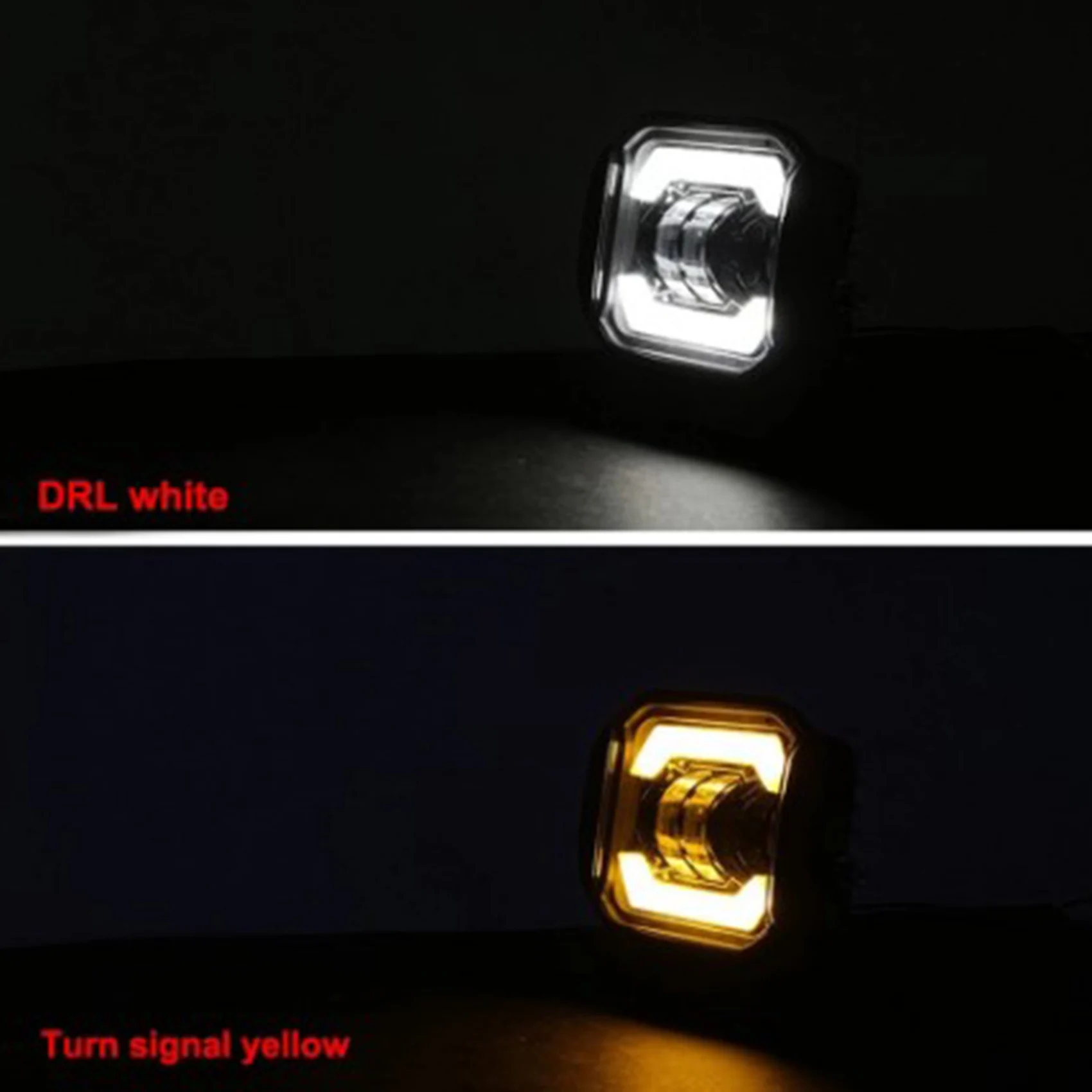 

Классические светодиодные рабочие фары Classic-4Pcs 5 дюймов с эффектом «ангельские глазки», квадратные прожекторы, противотуманные фары для переднего бампера, подходят для Wrangler.