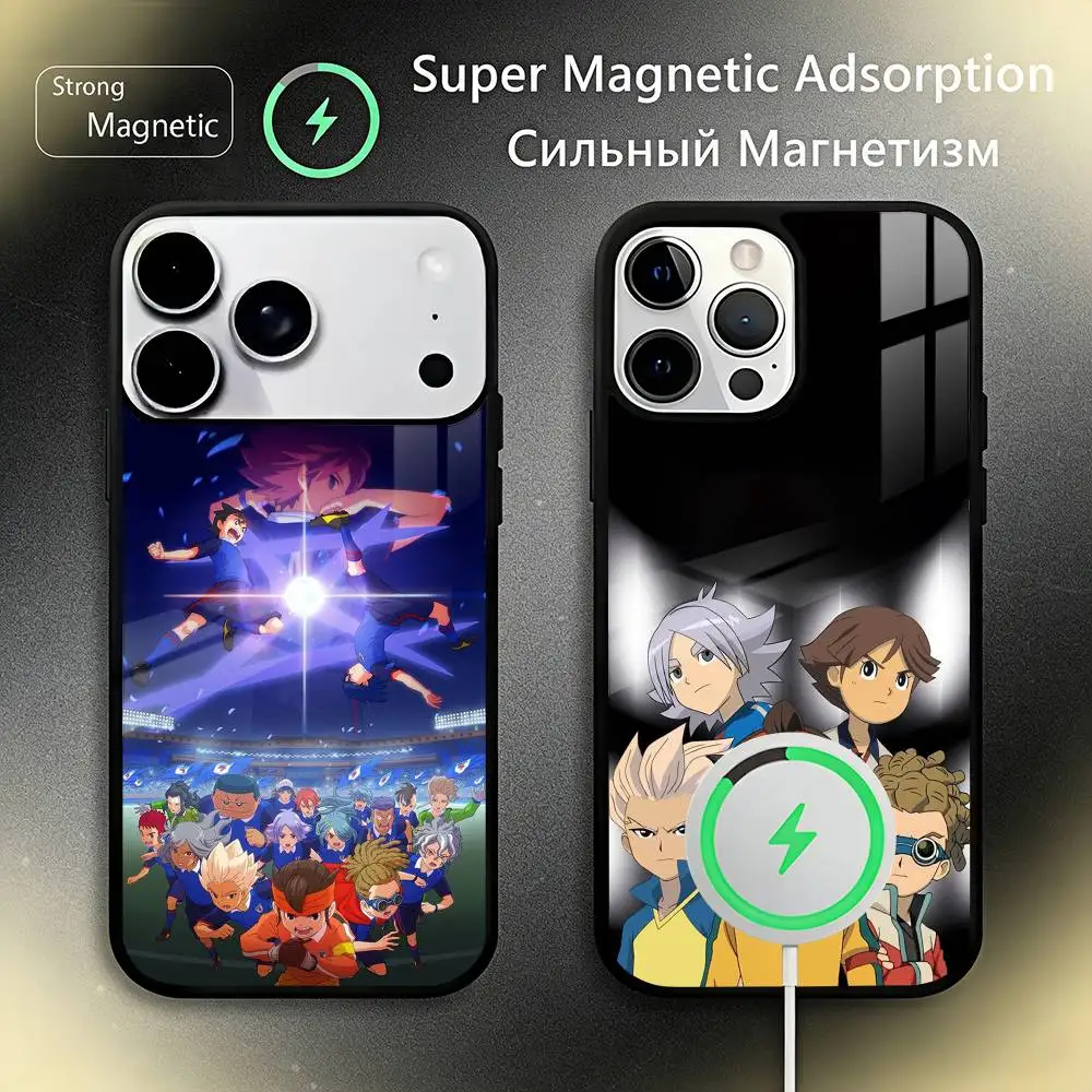 

Football I-InazumaS E-Eleven 11 Phone Case For iPhone17,16,15,14,13,12,11 Plus,Pro Max, New Magnetic Wireless Charging