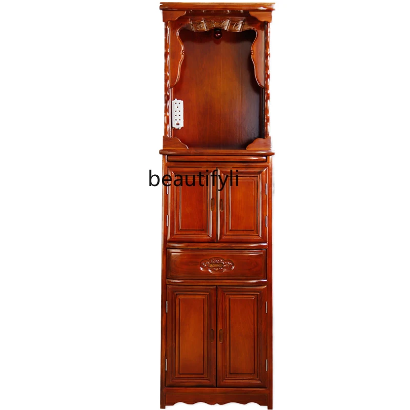 

Solid Wood Altar Buddha Shrine Buddha Cabinet God of Wealth for Buddha Cabinet Son Altar a Long Narrow Table furniture