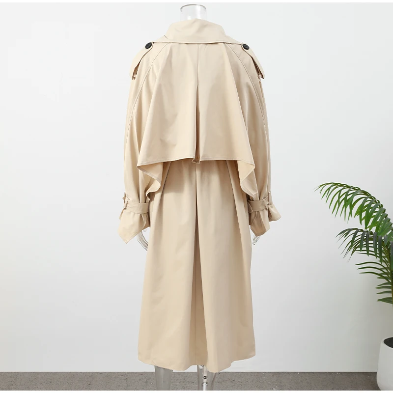Solid Laepl Lace Up Trench Coat Women Fashion Full Sleeve Waist Cinching Short Windbreak 2026 New Autumn Office Commute Outwear 49 Sdcb6f8d32b22477a900fdd8e8da6e7f16