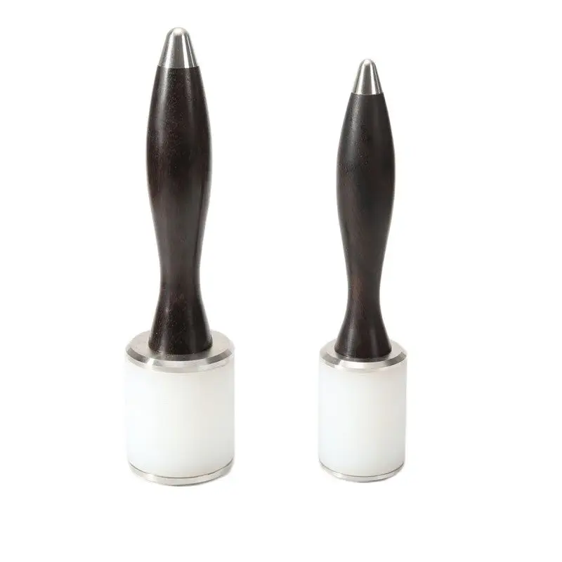 Leather Carving Nylon Hammer Leathercraft Carving Hammer DIY Sew Leather Craft Cowhide Punch Tool Kit with Wooden Handle