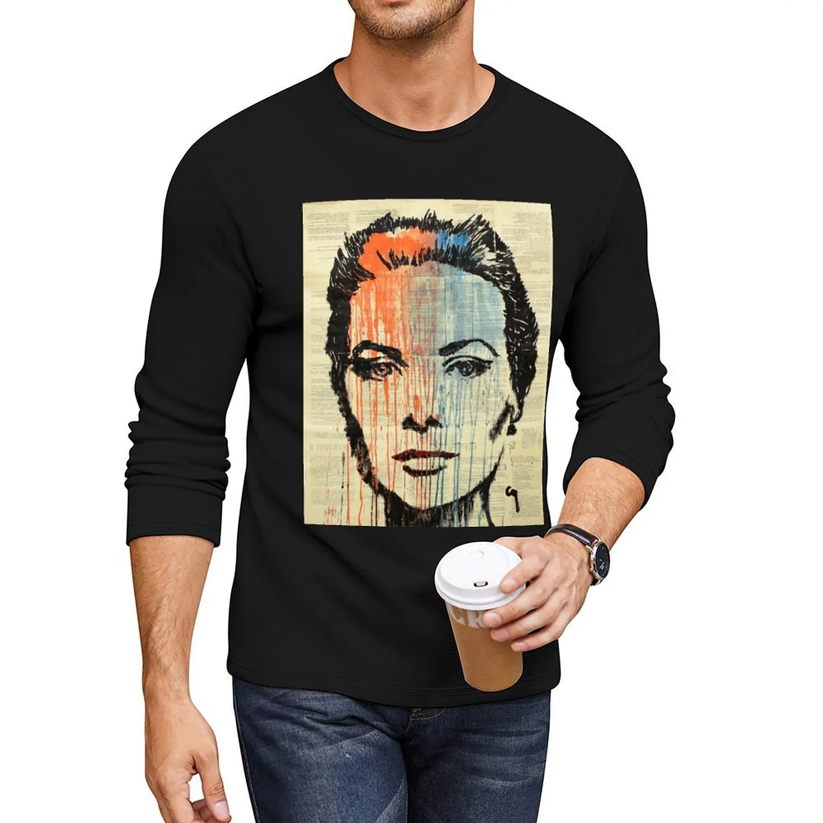 

Grace Kelly Long T-Shirt vintage clothes black t shirt heavyweight t shirts customized t shirts mens graphic t-shirts