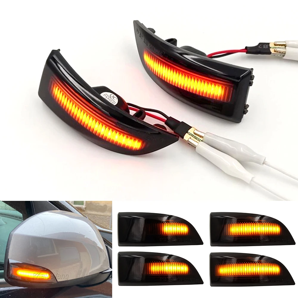 Para Renault Megane 3 MK3 III RS 2008-2016 Laguna III X91 Fluence Latitude luces LED de giro dinámicas luces indicadoras de espejo lateral