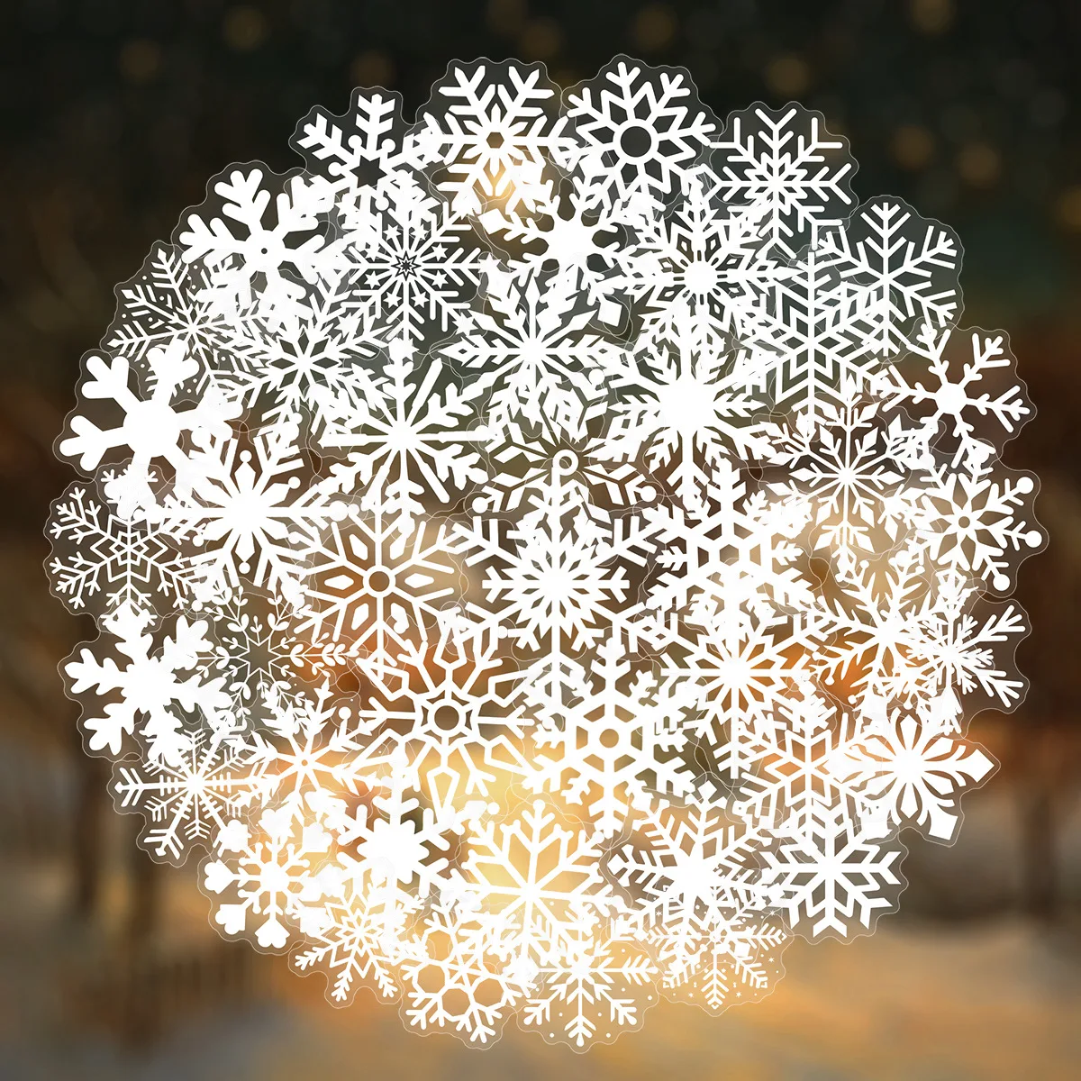 50 قطع الإبداع الشتاء الثلج ملصقات شفافة الكتابة على الجدران الديكور دفتر حقيبة الغيتار الثلاجة الهاتف الشارات #2