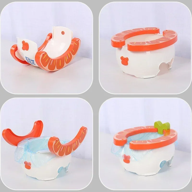 Folding Travel Baby Toilet Pot Banana Potty Urinal for Children Baby Pot Child Toilet Portable Potty Child Potty Training Seat