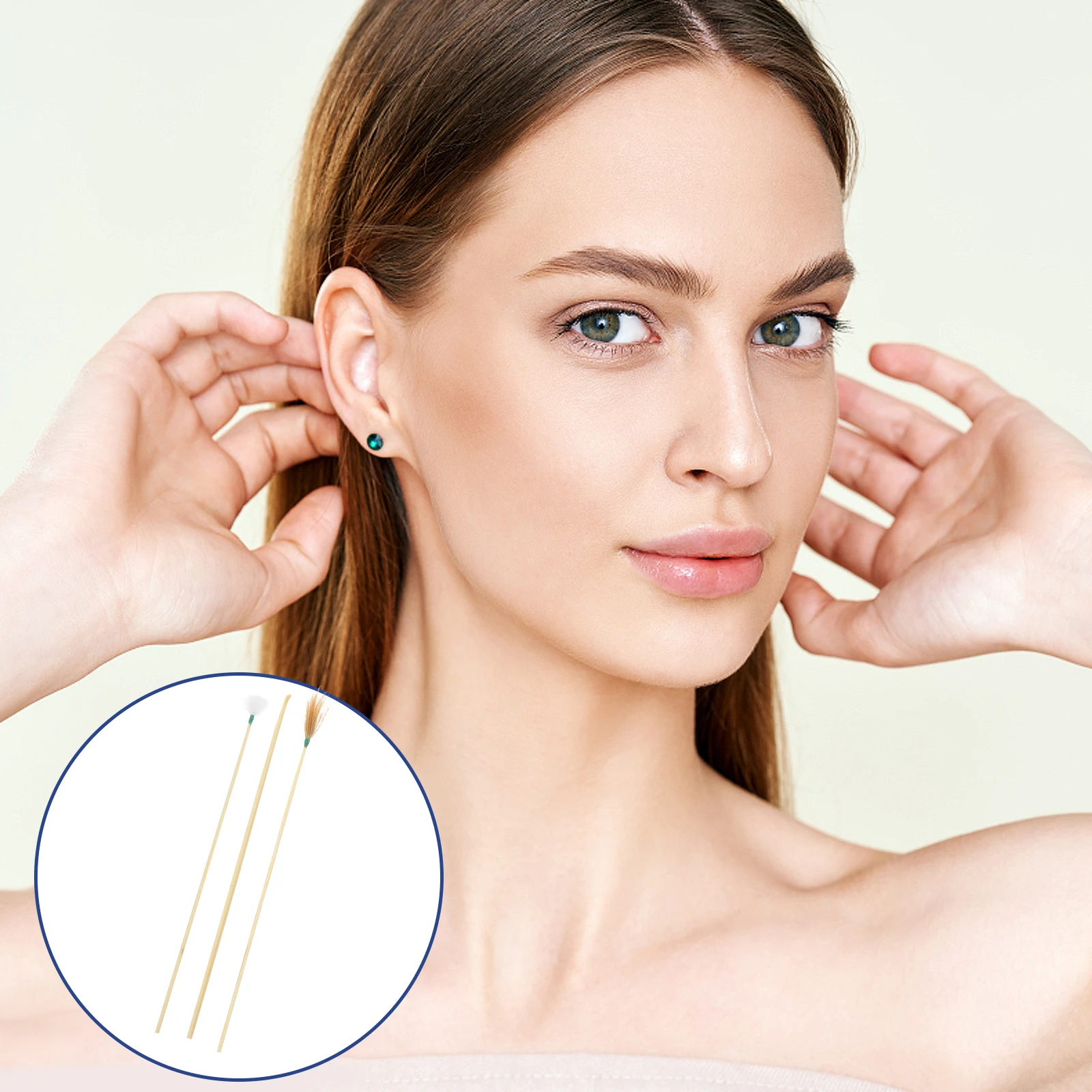 

5Sets Bamboo Earwax Cleaner Kit Professional Grade Ear Cleaning Tools for Safe Deep Clean Travel Friendly Compact Storage
