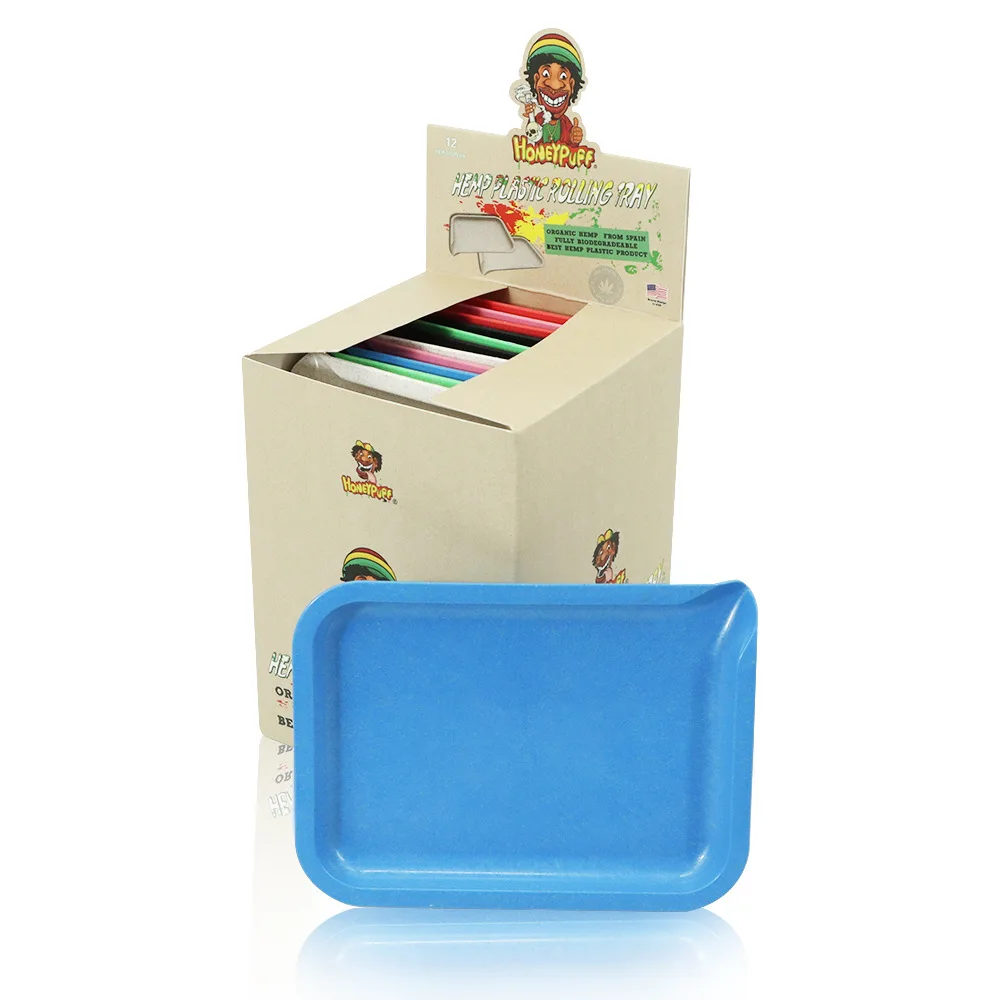 20*14.5CM biodegradable Rolling Tray tobacco smoking Cigarette dry herb small for stocking grinders Accessoriess tools view 3
