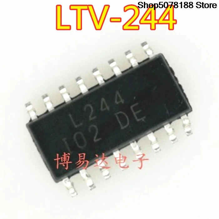 5 pieces LTV244 SOP16 ACPL-244 Four-channel transistor optocoupler 244