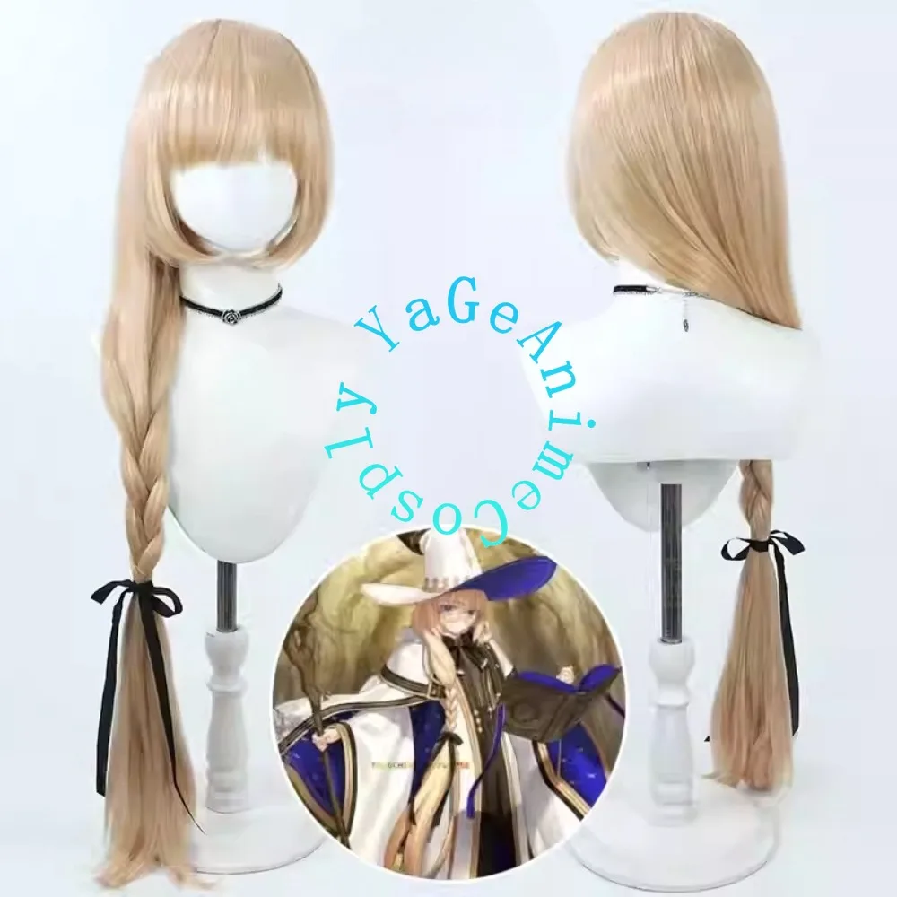 

FGO Caster Morgan's Good Half Tonelico Cosplay Wig Braids Anime Reality Show Game Role-playing Wig Used for Anime Dance Parties