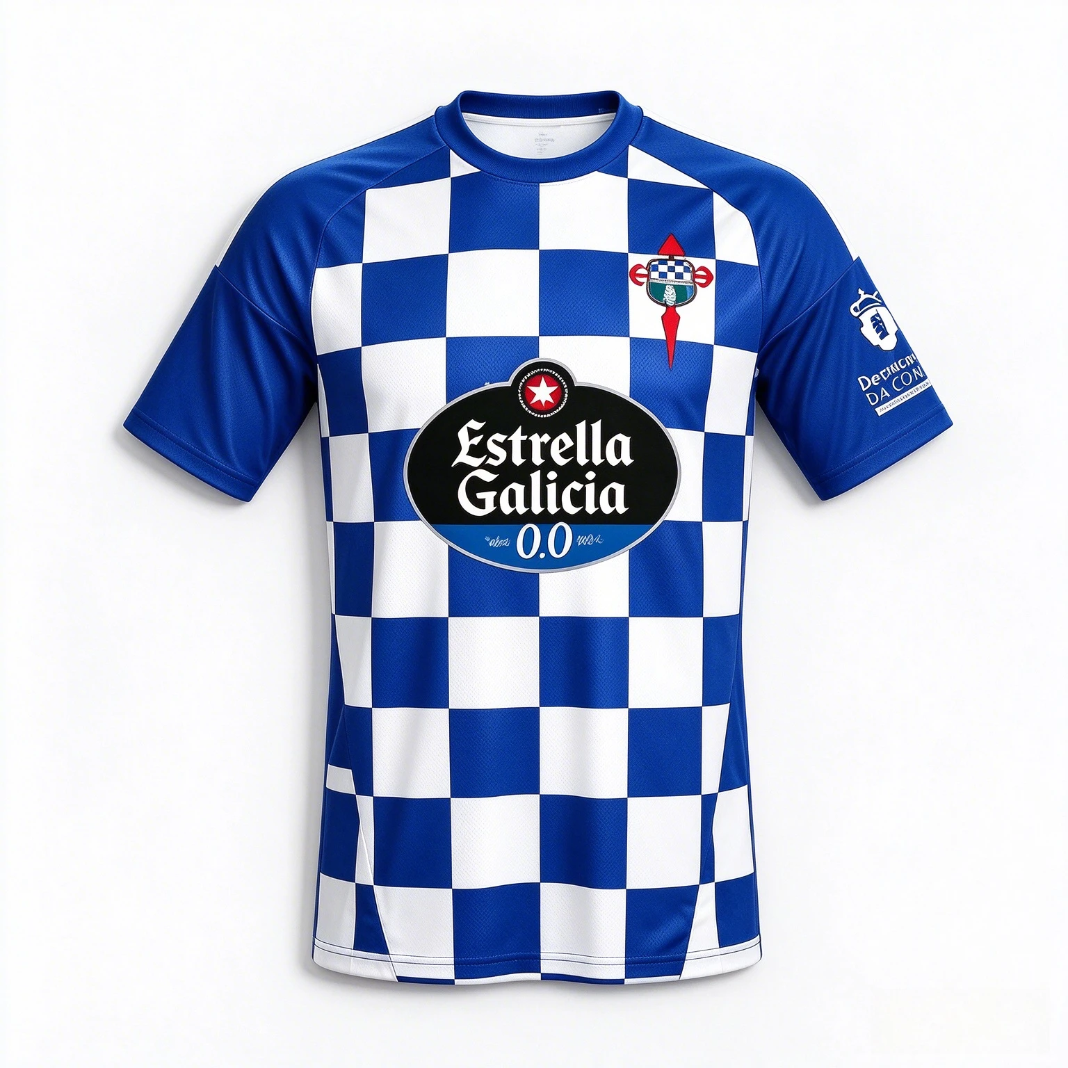 Racing De Ferrol Soccer Jersey Short Sleeve Football T-shirt Family Matching Outfit Adult Kids