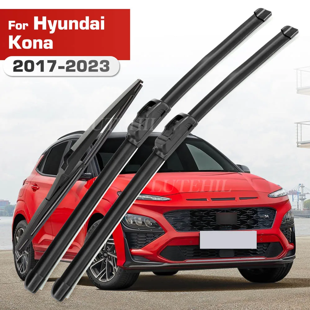 

Wiper For Hyundai Kona 2017-2023 2018 2019 2020 2021 2022 Wiper Front & Rear Blades Windshield Windscreen Window 26"+16"+12"