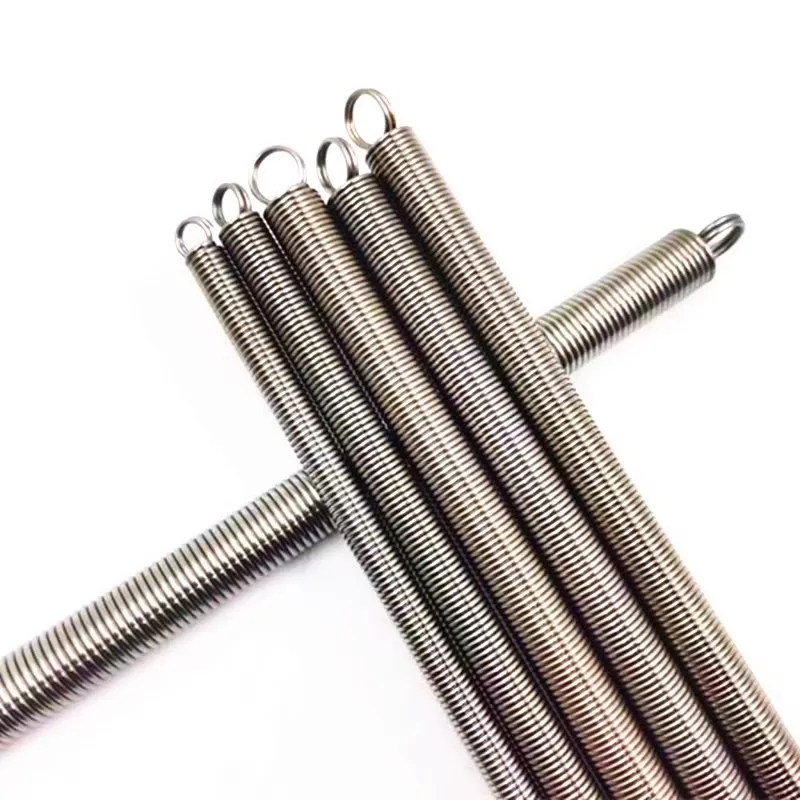 6pcs/lot 0.3x3x300mm stainless steel extension spring tension springs 0.3*3*300mm