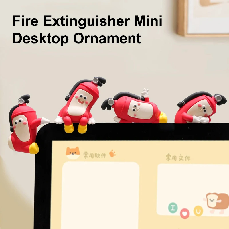 Z. Mr. Extinguisher Mini Party Decor Creative Central Control Screen Doll Ornaments Funny Resin Office Decor Wholesales 2026