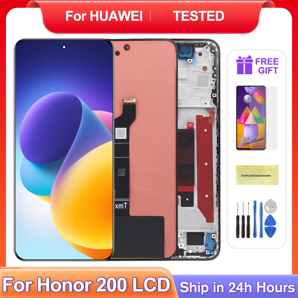 For HUAWEI Honor 200 For Honor200 6.7''ELI-AN00 LCD Display Touch Screen Digitizer Assembly Replacement