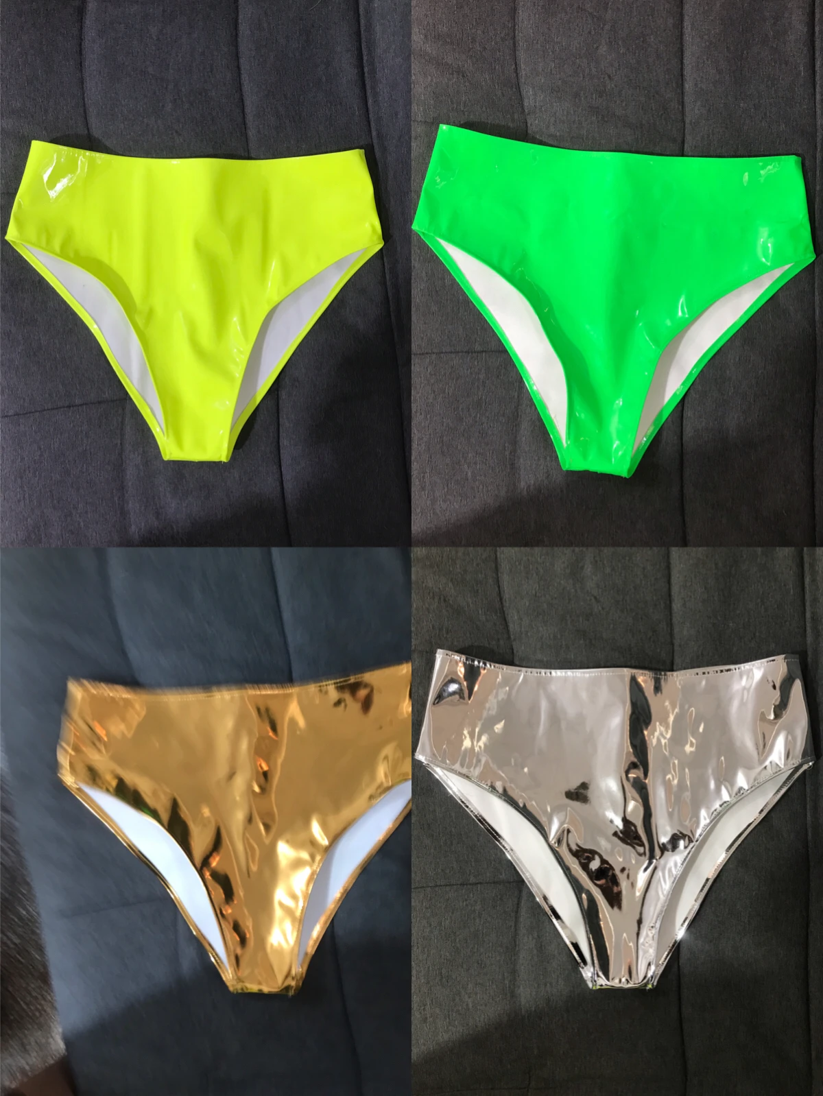 لامعة براءات الاختراع والجلود يتعرض الأرداف عالية الخصر السراويل ملهى ليلي بار GOGO المغني الرصاص الرقص DS الأداء بانت مثير النساء