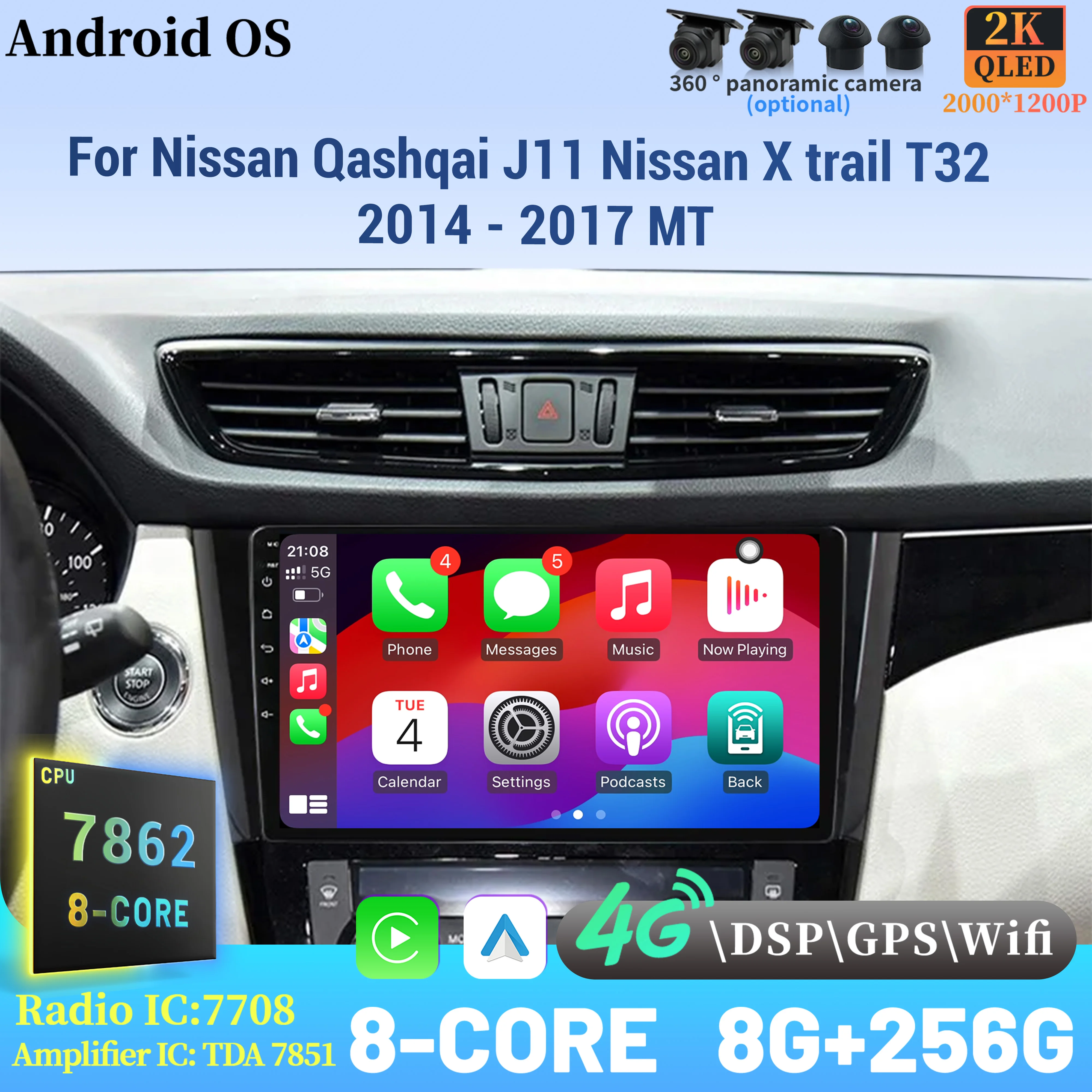 For Nissan Qashqai …