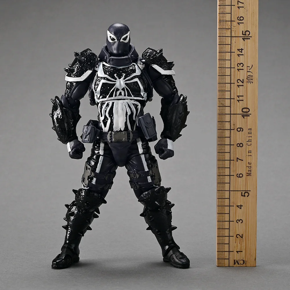 ของเล่นร้อน Ct ของเล่น Spiderman Agent Venom Shf Amazing Yamaguchi Spider-Man อะนิเมะ Action Figure ตุ๊กตาของขวัญวันเกิด