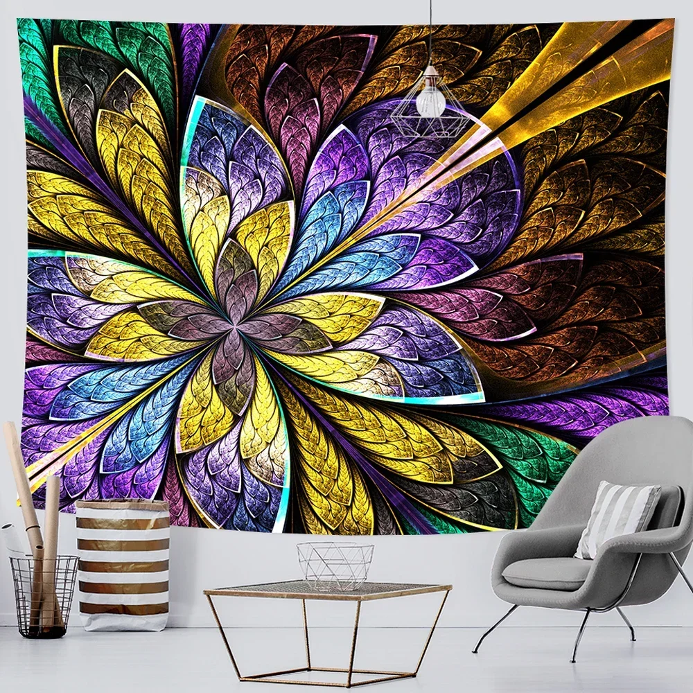 Luxurious church pattern home art tapestry Hippie Bohemian decorative background wall large size sheet sofa blanket