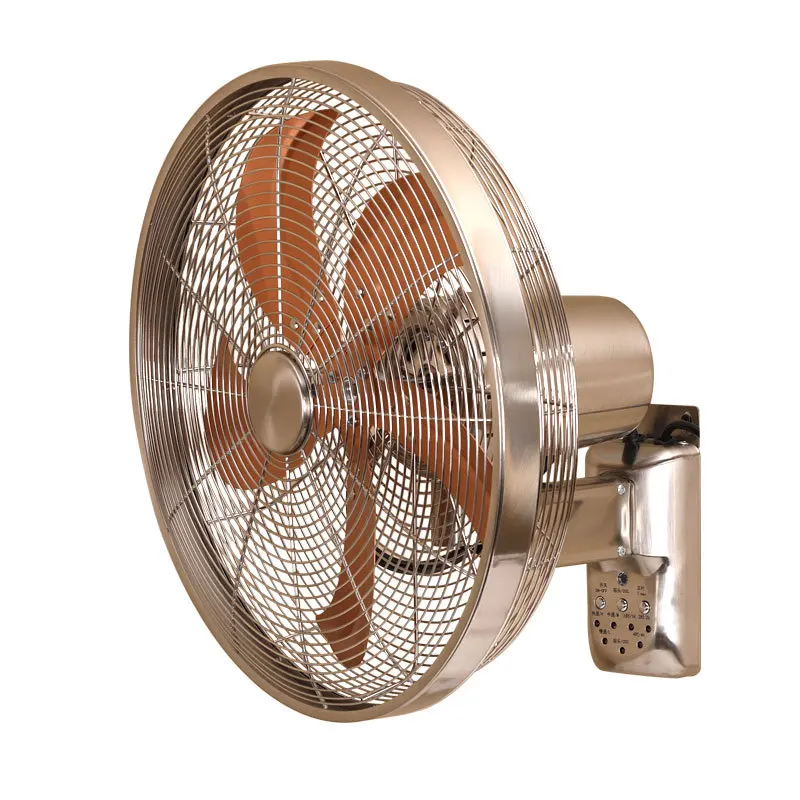 

Metal, wall-mounted, commercial, household, wide edge, antique, iron leaf, wall-mounted fan, restaurant, retro, strong,