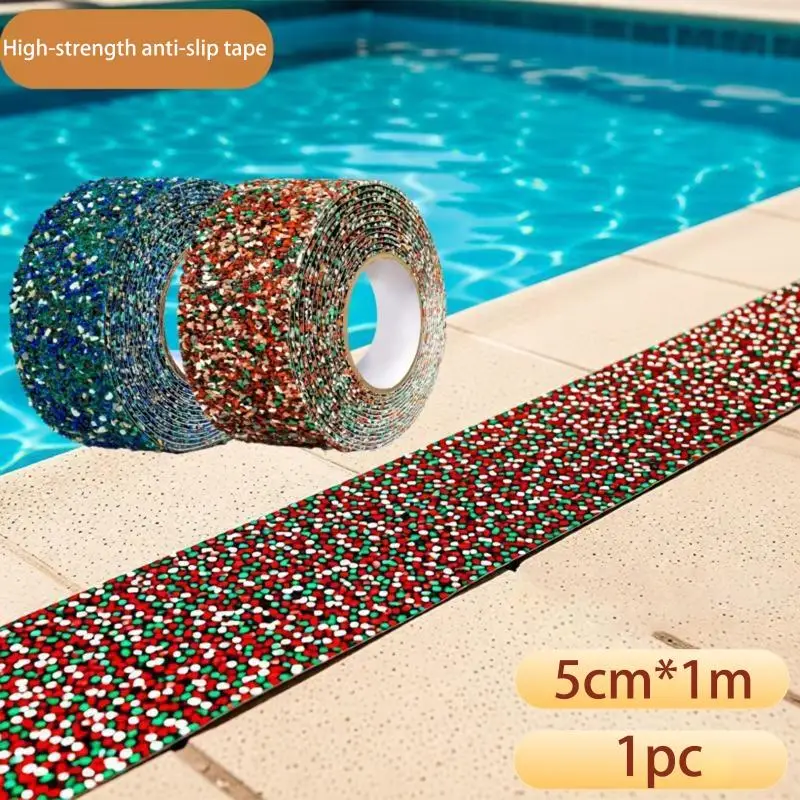 

High Strength Anti Slip Tape for Stair Treads Waterproof Non Skid Strip for Indoor Outdoor Steps Swimming Pool Areas