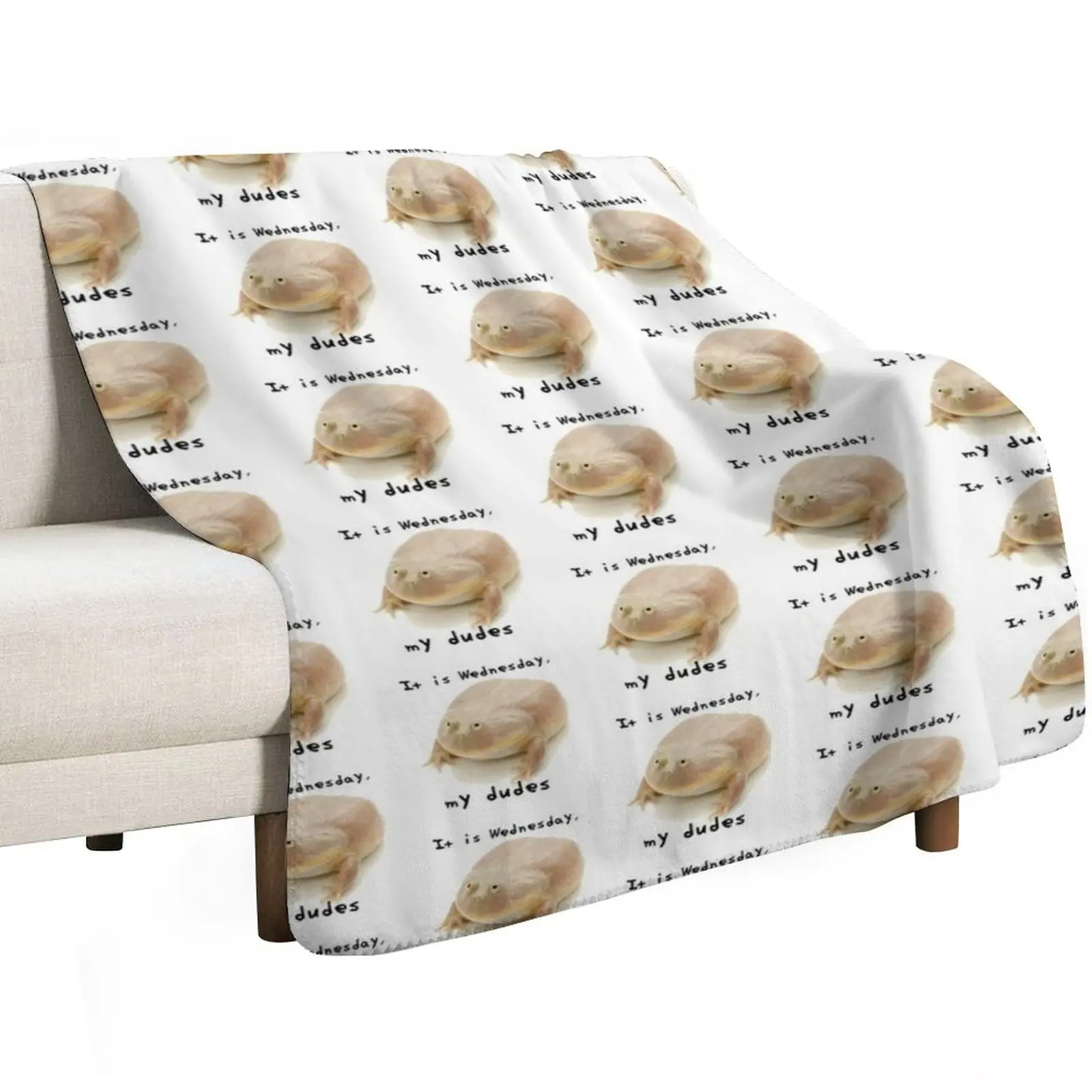 

It is Wednesday, My Dudes Throw Blanket Beautifuls for sofa Sofa Quilt heavy to sleep Blankets