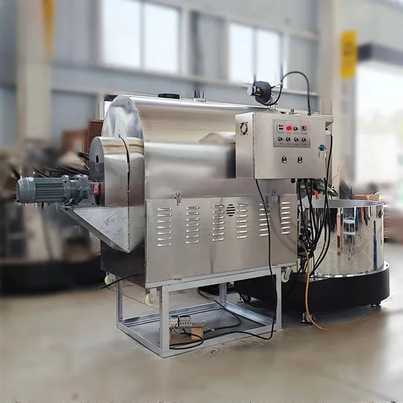Crispy Peanut Butter Walnut Roaster Machine - Commercial Popcorn Maker for Business Use