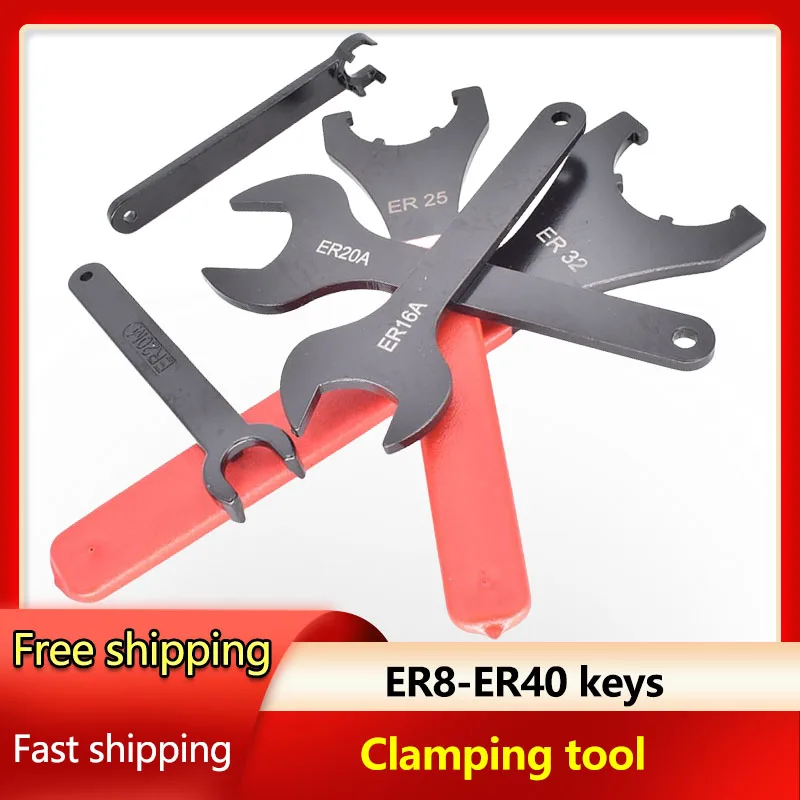 ER8M ER11A M ER16A ER20A ER25 ER32 ER40 A M UM MS O Wrench For Cnc machining Center Milling Machine Tool Holder Nut Clamping