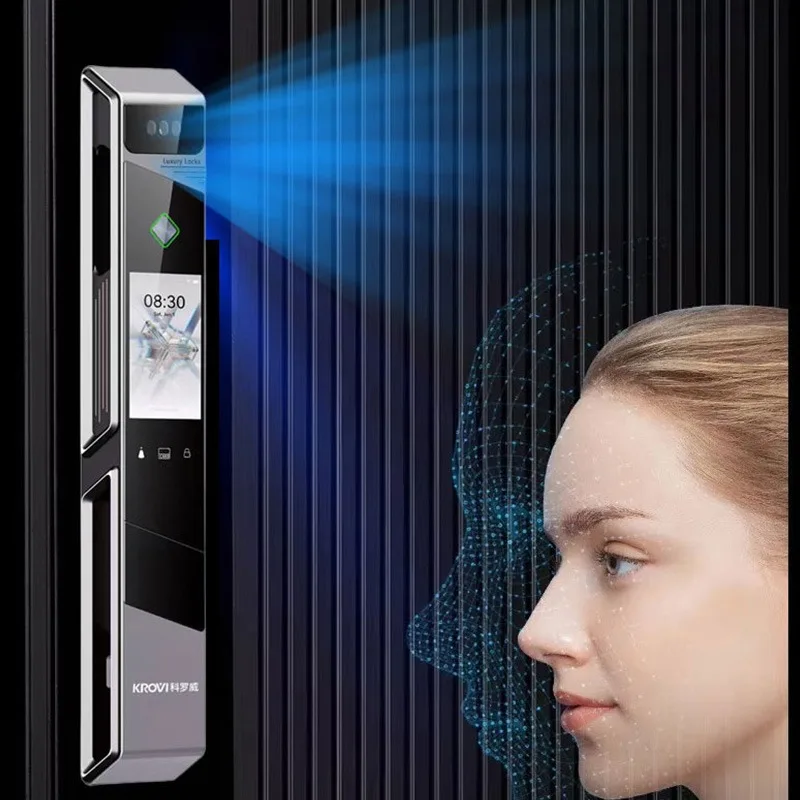 WIFI APP Fingerprint Tuya Smart Door Lock Face Recognition Lock Cerradura Inteligente Remote Control Smart Lock