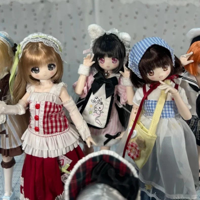 Original SyncyLand OOTD BJD Blind Box Niedliche Anime-Puppe mit Beweglichen Gelenken und Echthaar Key 2 Mini Sammelfigur Wohndekor Geschenk – Detail 3