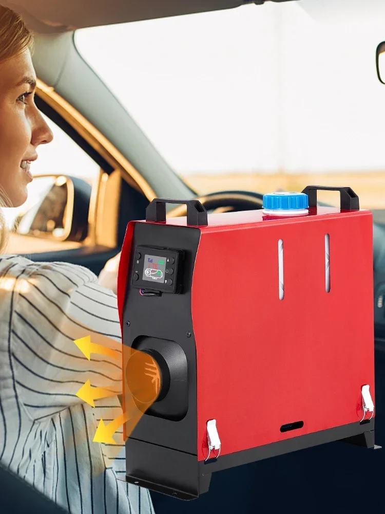 SIHAO 5/8KW Diesel-Lufterhitzer All-in-One 12V Diesel-Standheizung Dieselheizung mit Fernbedienung und LCD-Schalter für Wohnmobile, Busse und Anhänger – Detail 2