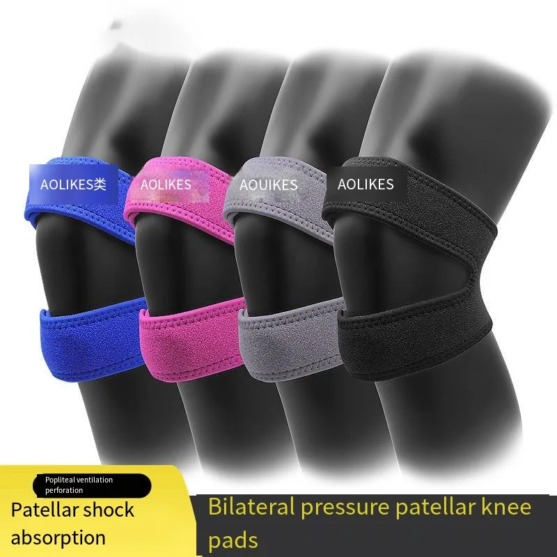 Adjustable Knee Pad Knee Pain Relief Patella Stabilizer Brace Support for Hiking Soccer Basketball Running Tennis Sport Outdoor