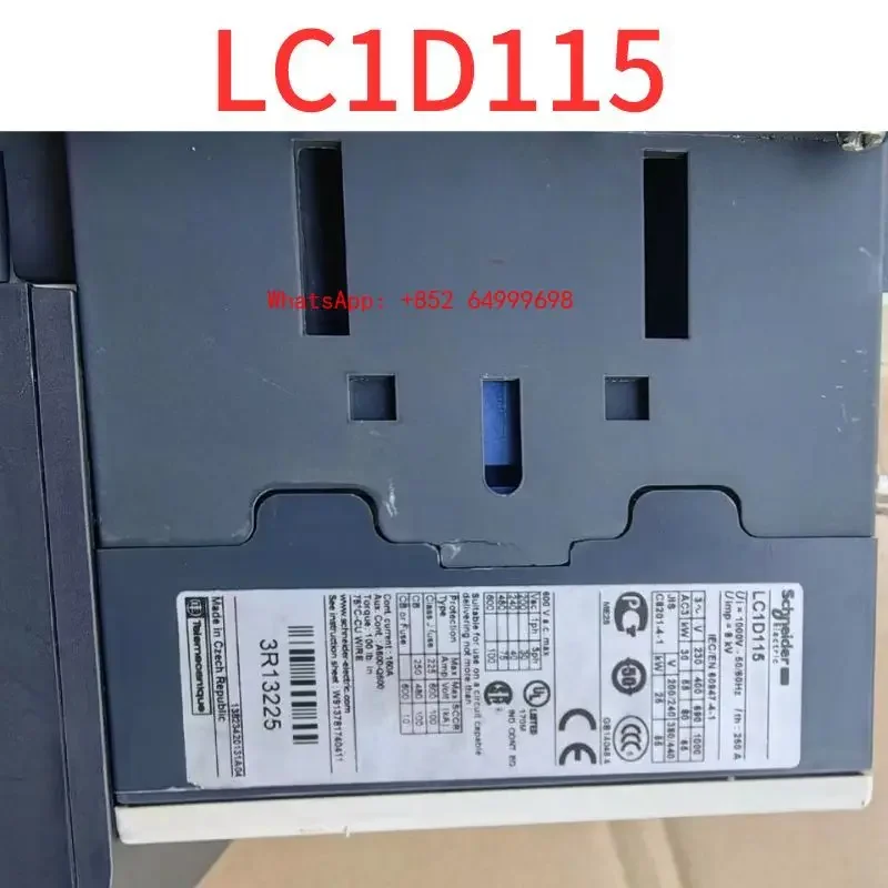 Second-hand Contactor LC1D115D coil 220V