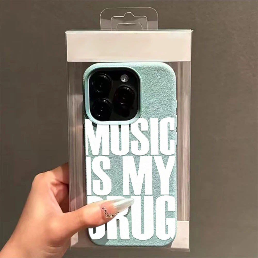 Music Silicone Cover For iPhone 17 Pro Max Case iPhone 16 15 14 13 12 11 Pro Max Cover TPU Plain Rubber Protector Cover view 2
