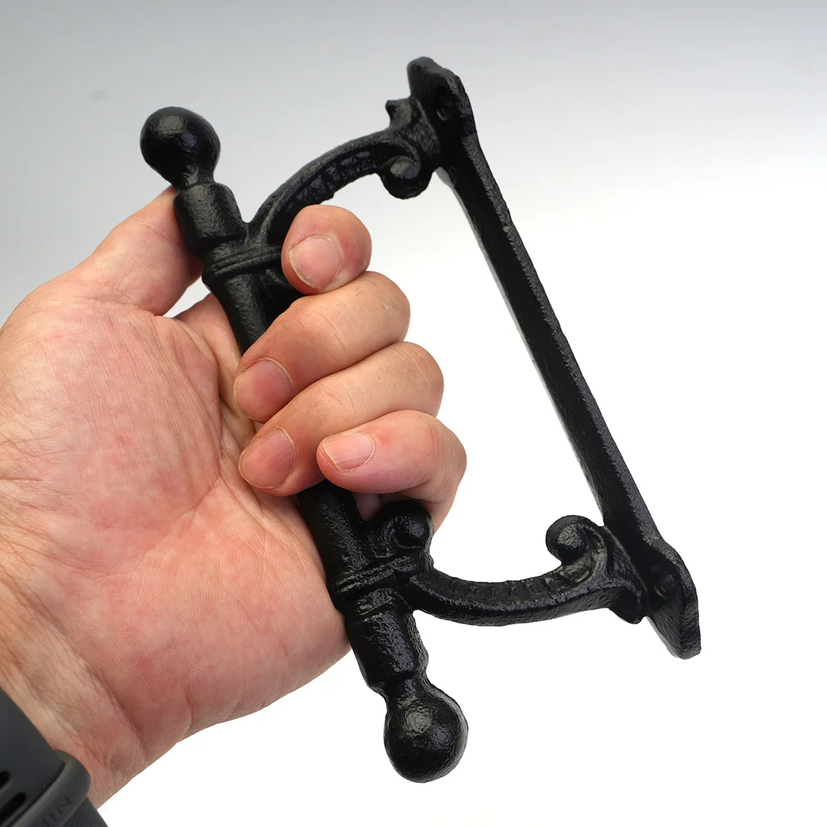 Retro classical cast iron pull handle drawer cabinet furniture hardware handle wardrobe door double-hole pull handles