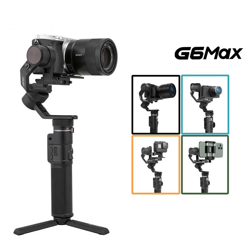 G6MAX handheld gimbal stabilizer single-card motion camera universal three-axis anti-shake mobile phone stabilizer