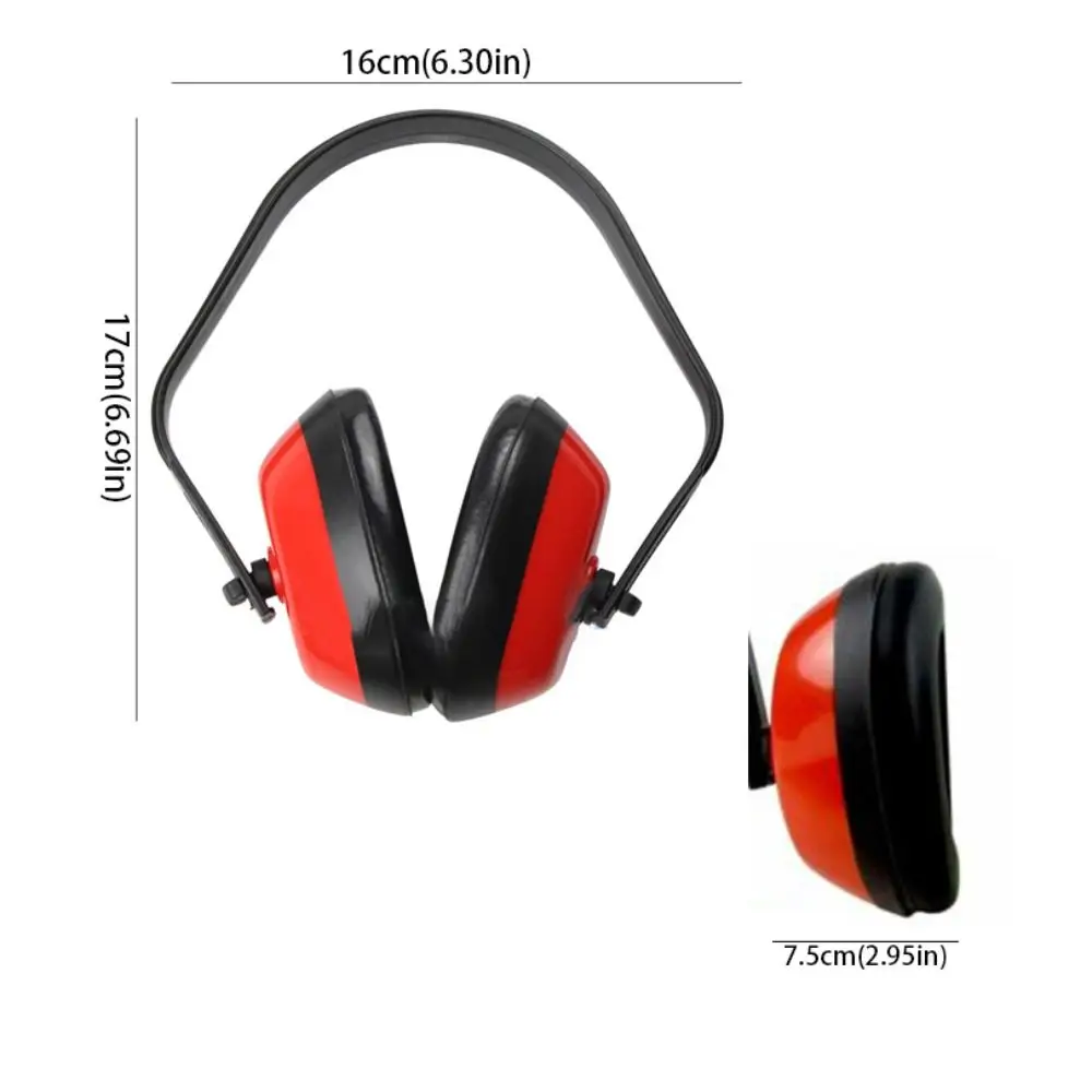 Ear Defenders Noise Reduction Safety Ear Muffs Soundproof Shooting Earmuffs Adjustable Headband Headphones