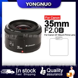 YONGNUO 35mm lens YN35mm F2.0 lens Wide angle Fixed/Prime Auto Focus Lens For Canon 600d 60d 5DII 5D 500D 400D 650D 600D 450D