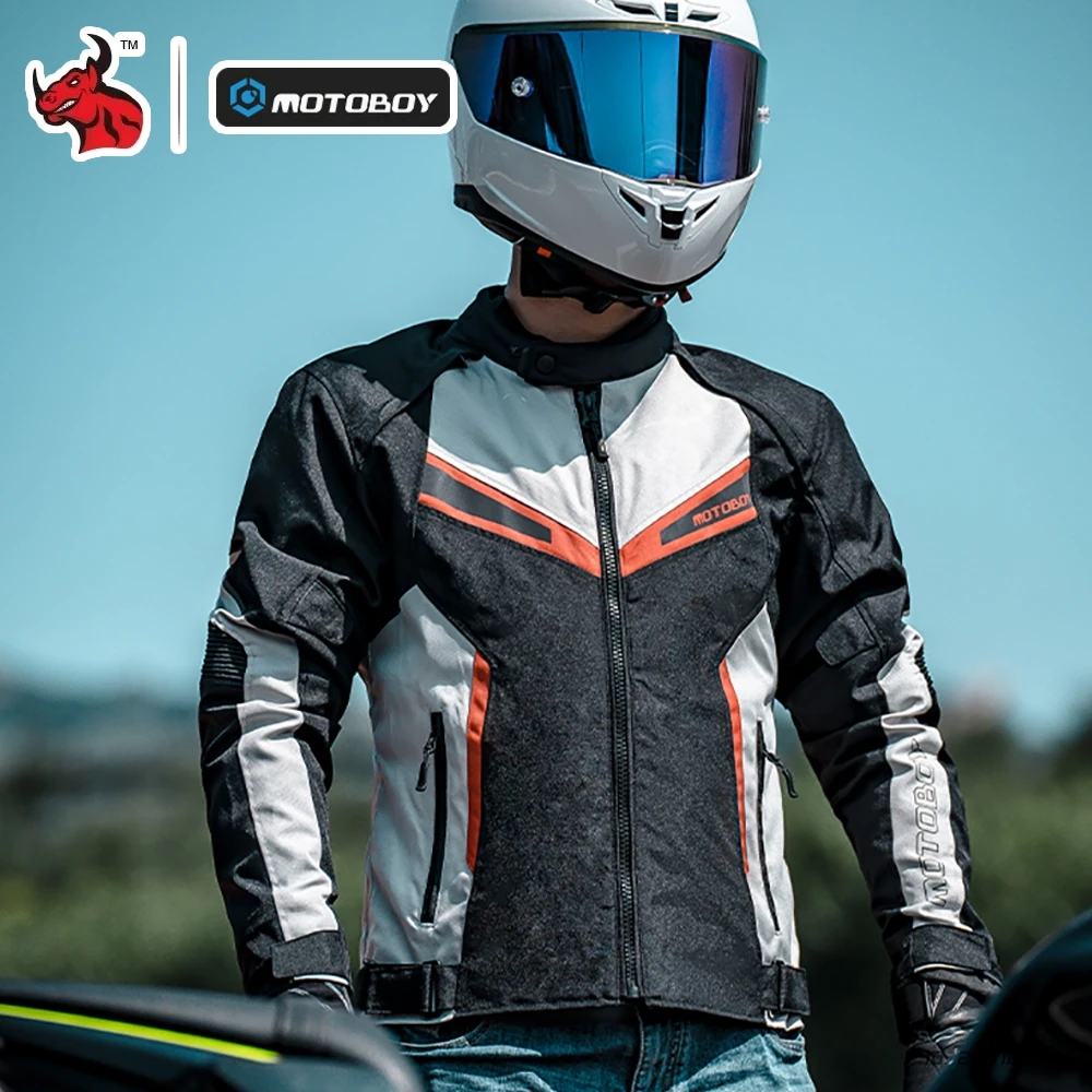 

Motorcycle Jacket Man Outdoor Anti-fall Motocross Racing Clothing Moto Riding Jacket Breathable Motorbike Jacket Windproof