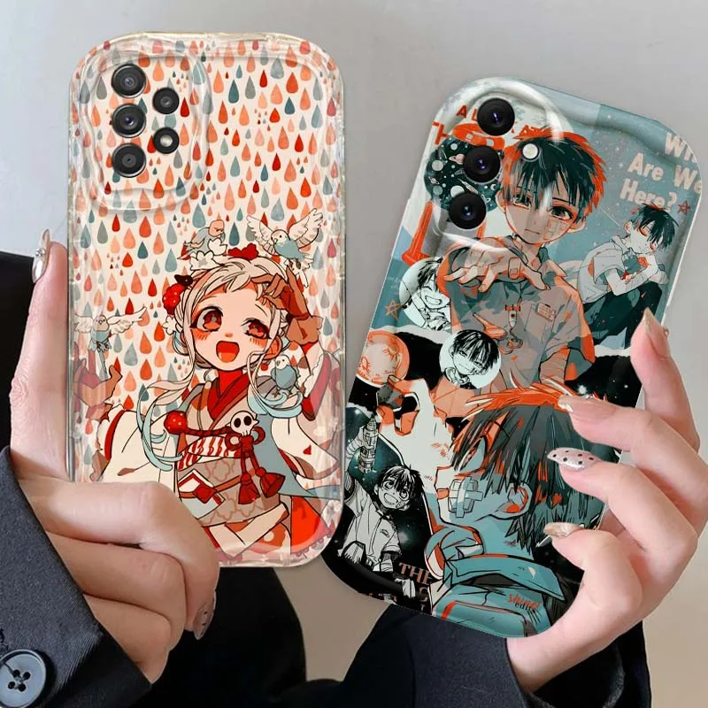 

Cartoon Yugi Amane Phone Case For Samsung A73 A72 A71 A56 A55 A54 A53 A52 A51 A32 A36 A26 A25 A13 A14 5G Wave Oil